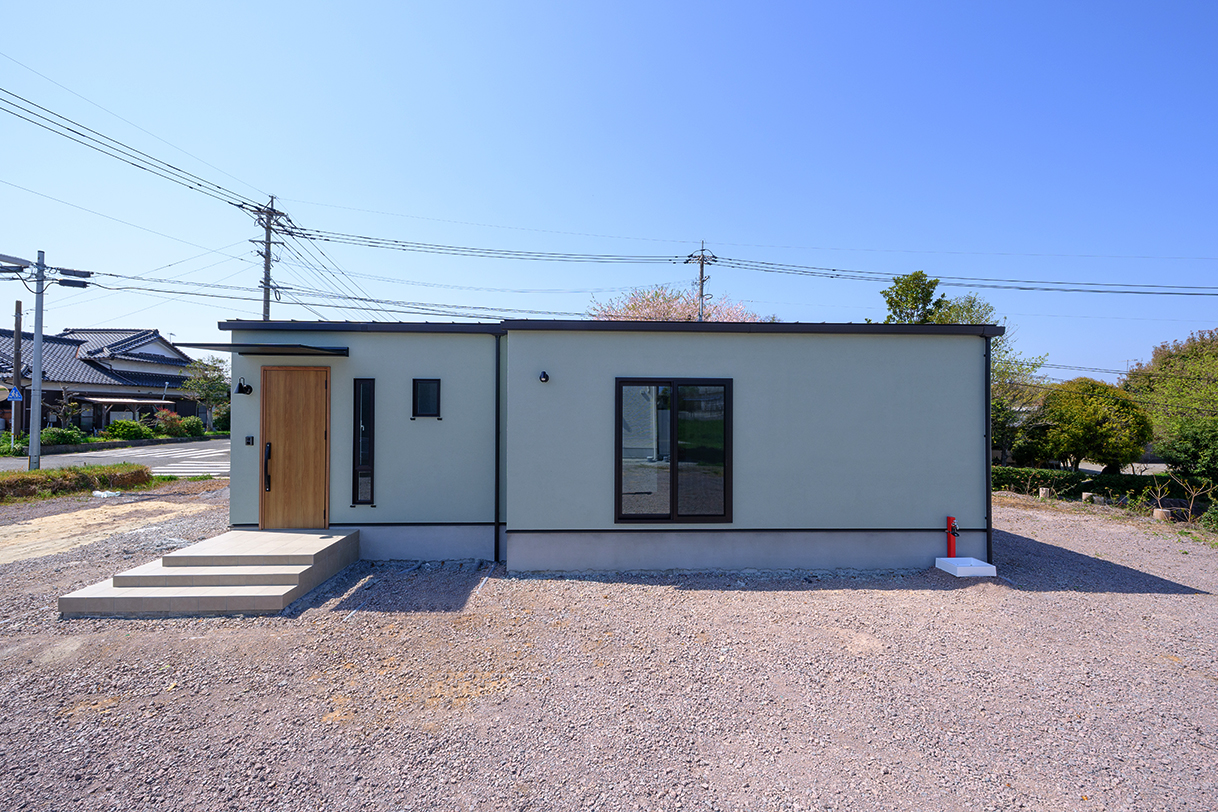一点集中したミニマムリッチな平屋